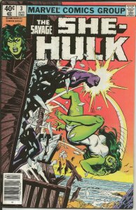 She Hulk #3 ORIGINAL Vintage 1980 Marvel Comics Disney+