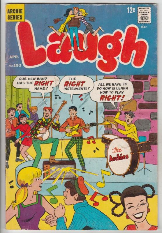 Laugh, Archie #193 (Apr-67) VG/FN Mid-Grade Archie