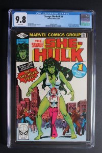 SAVAGE SHE-HULK #1, CGC 9.8 NM/MT