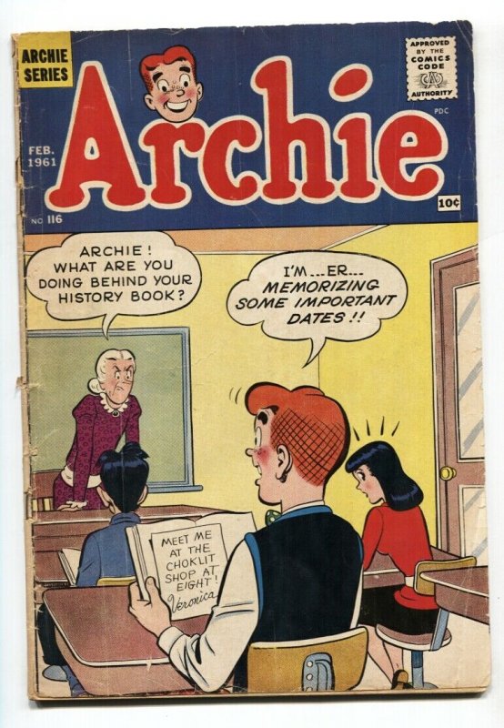 Archie #116 1961-COMIC BOOK-Betty-Veronica- G