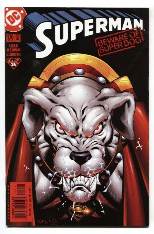 SUPERMAN #170 2001 KRYPTO issue comic book NM-