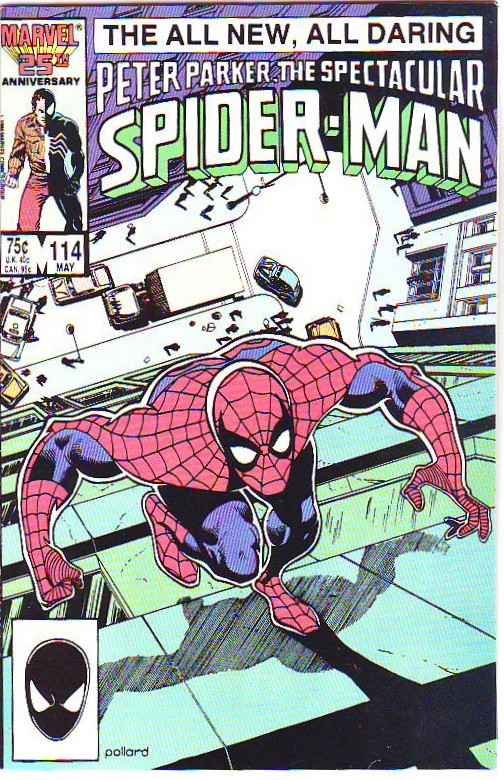 Spider-Man, Peter Parker Spectacular #114 (May-86) NM/NM- High-Grade Spider-Man