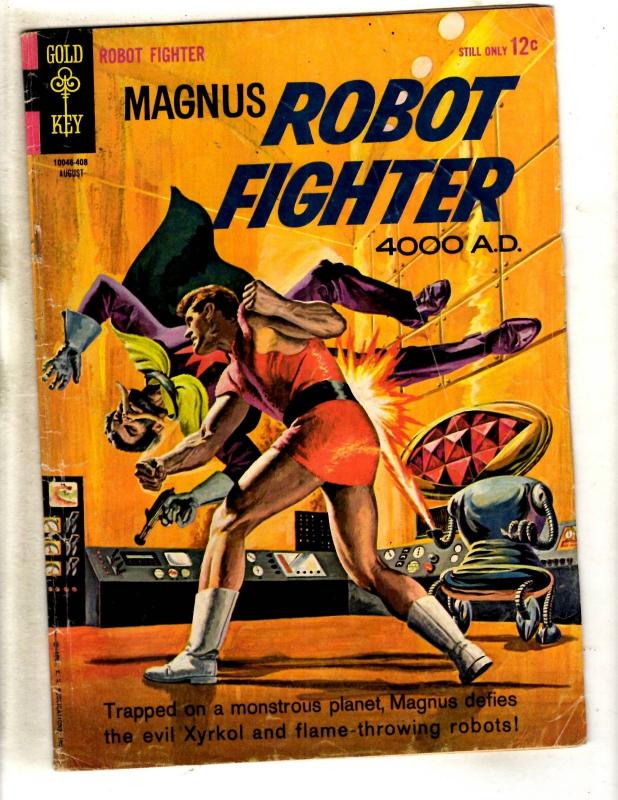 Magnus Robot Fighter # 7 FN- Gold Key Comic Book Silver Age 4000 AD FM6