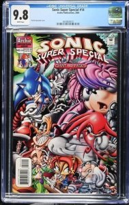 Sonic Super Special #14 2000 Archie CGC 9.8 Only 9.8 copy on census White Pages