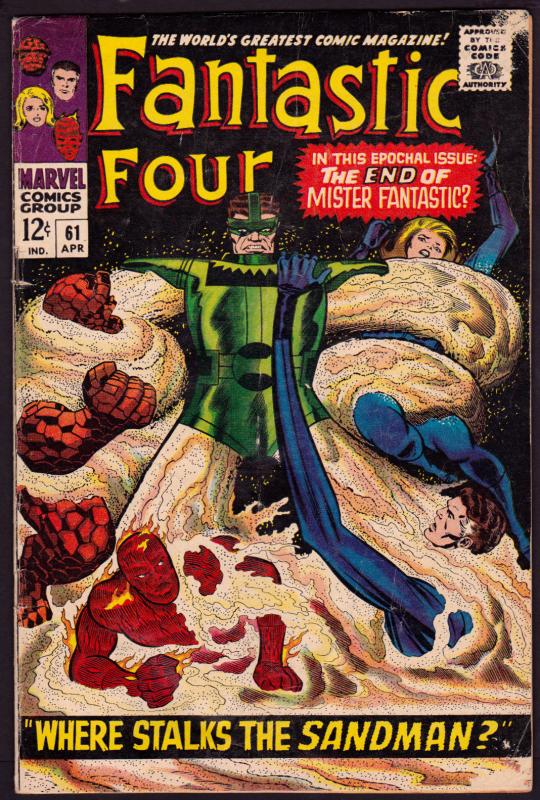 Fantastic Four #61 (Marvel, 1961)   3.5 VG-