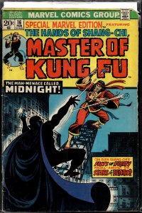 Special Marvel edition #16 (1974) Master of Kung Fu / Shang-Chi [Key Issue]