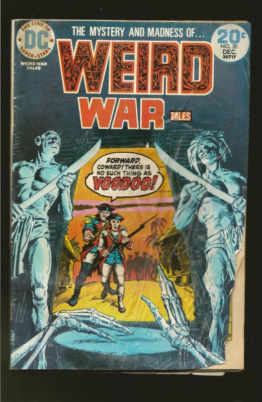 DC Comics Weird War Tales #20 (1973) SALVAGED >PLEASE READ NOTE<