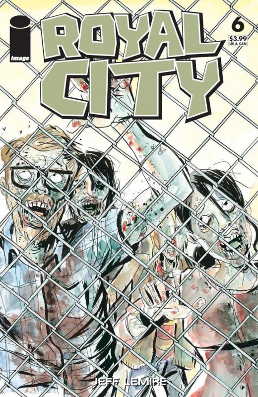 Royal City (2017) #6 VF/NM The Walking Dead Tribute Variant Jeff Lemire Image