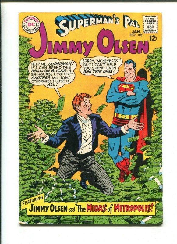 SUPERMANS PAL JIMMY OLSEN #108 - The Fisherman Collection (8.0) DC 1968