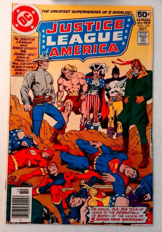 Justice League of America #159 DC 1978 FN+ Bronze Age Comic Book 1st Print