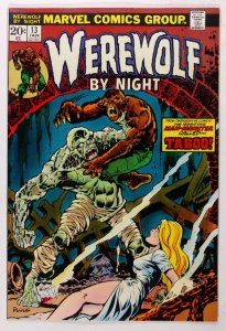 Werewolf by Night #13 (1974) 1st app of Topaz & Taboo