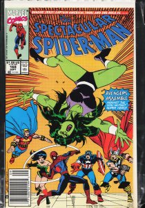 The Spectacular Spider-Man #168 Mark Jewelers Variant (1990) Spider-Man
