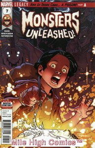 MONSTERS UNLEASHED (2017 Series)  (MARVEL) #7 Very Fine Comics Book