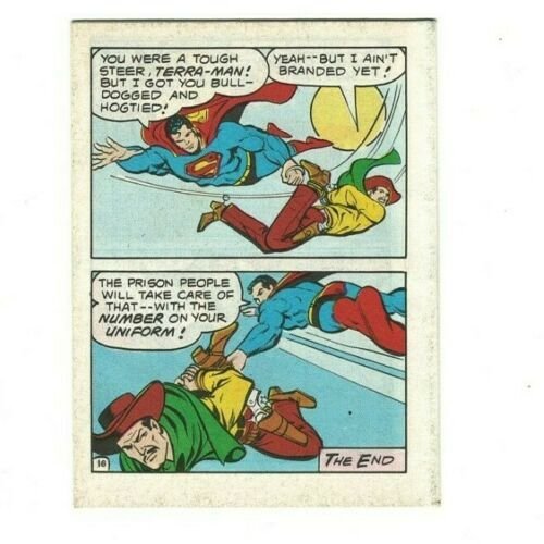 Superman 1980 Post Cereal Mini-Comic Terra-Man's Skyway Robbery! 
