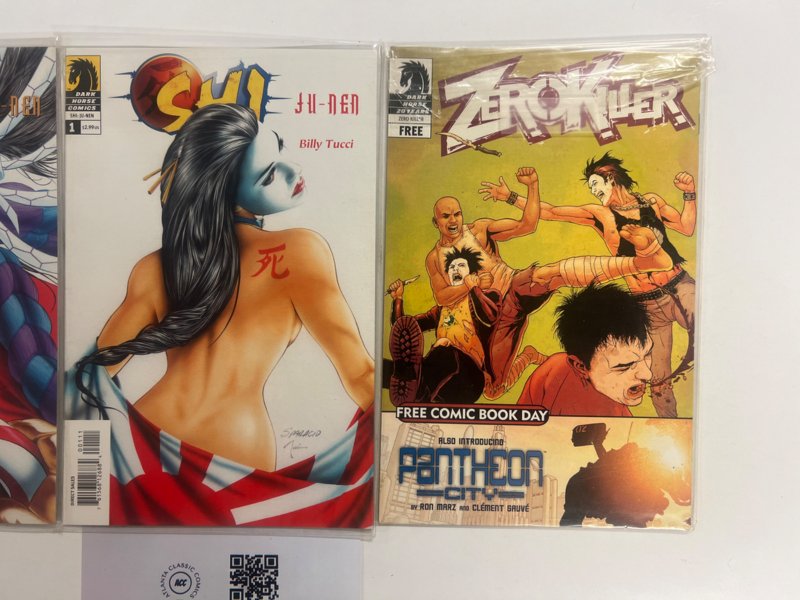 3 Dark Horse Comics Shi # 1 2 + Zero Killer # 1 70 JS27