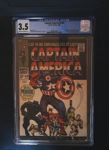 Captain America #100, CGC 3.5, Marvel Comics, 1968