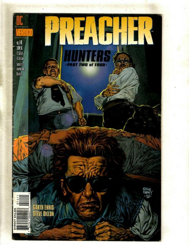 Preacher # 14 FN DC Comic Book Garth Ennis Steve Dillon Hunters Part Two HY1