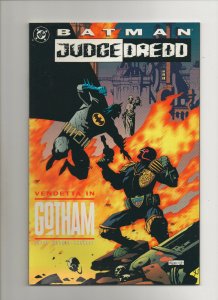 Batman Judge Dredd: Vendetta In Gotham - Prestige Format - (Grade 9.2) 1993 