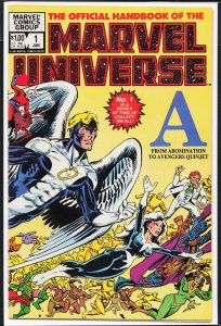 The Official Handbook of the Marvel Universe #1 (1983) Angel