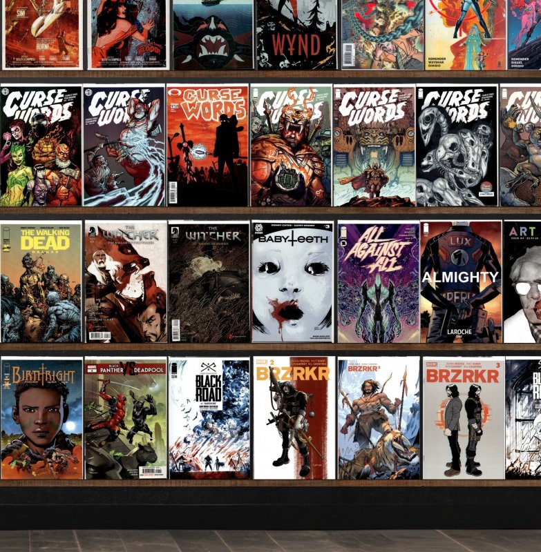Huge Lot 140+ Comics with Birthright, Curse Words, The Scumbag & More!