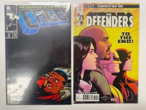 2 MARVEL COMICS Cage #18 The Defenders #10 54 KM5