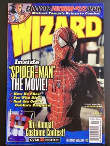 Wizard Magazine #122 Toby McGuire Spider-man Fathom Turner Joe Quesada 2001