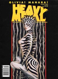 Heavy Metal #157 FN; Metal Mammoth | March 1995 Olivia de Berardinis - we combin 