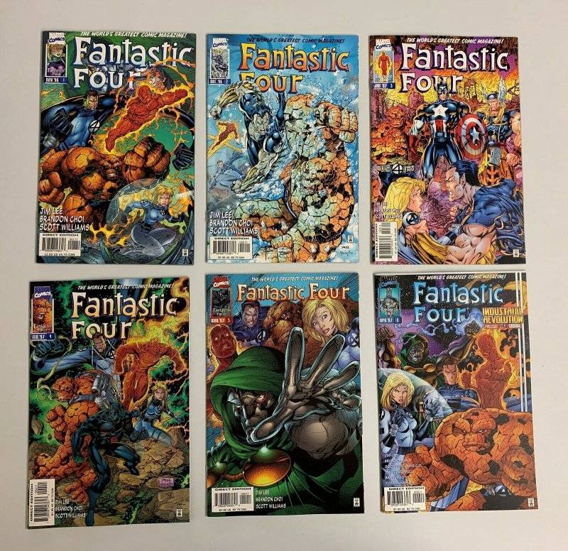 Fantastic Four #1-13 (Marvel 1996) Jim Lee Brandon Choi (8.5+) 