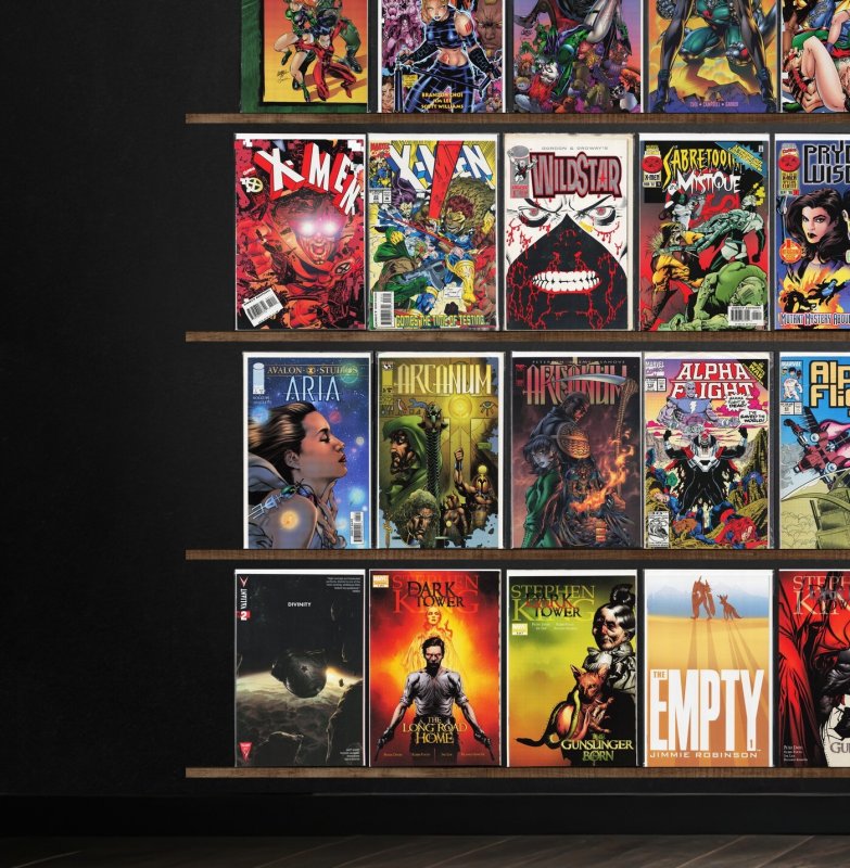 Huge Lot 130+ Comics with X-Men, Gen 13, Arcanum, Divinity & More!