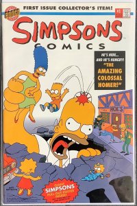 Simpsons Comics #1 Poster Edition (1993, Bongo) NM-
