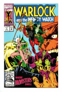 WARLOCK & THE INFINITY WATCH #07 (1992) TOM RANEY | DIRECT EDITION