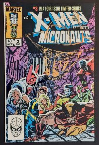 The X-Men and The Micronauts #1-4 (1984) Direct Ed - Complete Set all in NM!