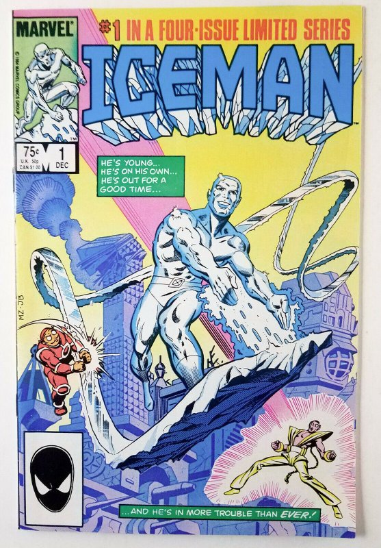 ? Iceman Limited Mini-series 1984 Compete Run 1,2,3,4 - NM - Marvel Comic