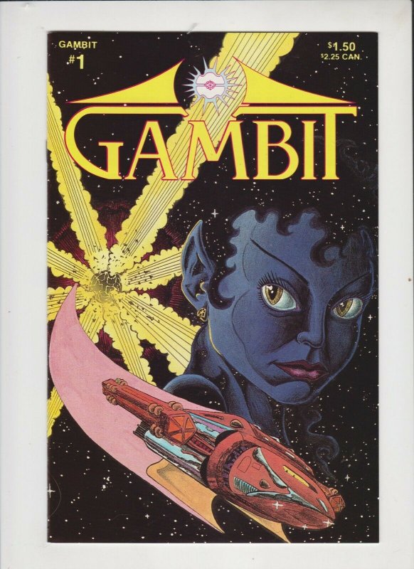 GAMBIT V1 #1 1986 ORACLE COMICS  / UNREAD / NM 