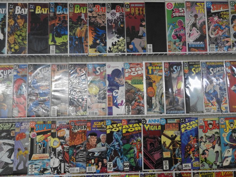 Huge Lot of 150+ Comics W/ Joker, Batman, & Superman Avg.  F+ Condition.