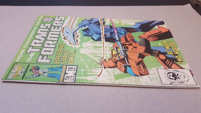 Transformers #18 (July 1988) 8.5 VF+ Marvel Comic