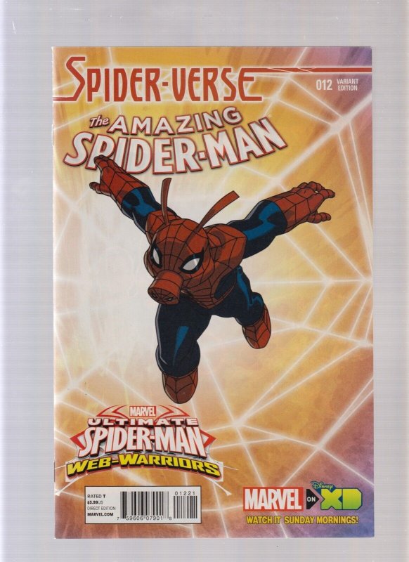 Amazing Spider Man #12 - Spider Verse Part Four Spider Ham! (9.2) 2015 VARIANT