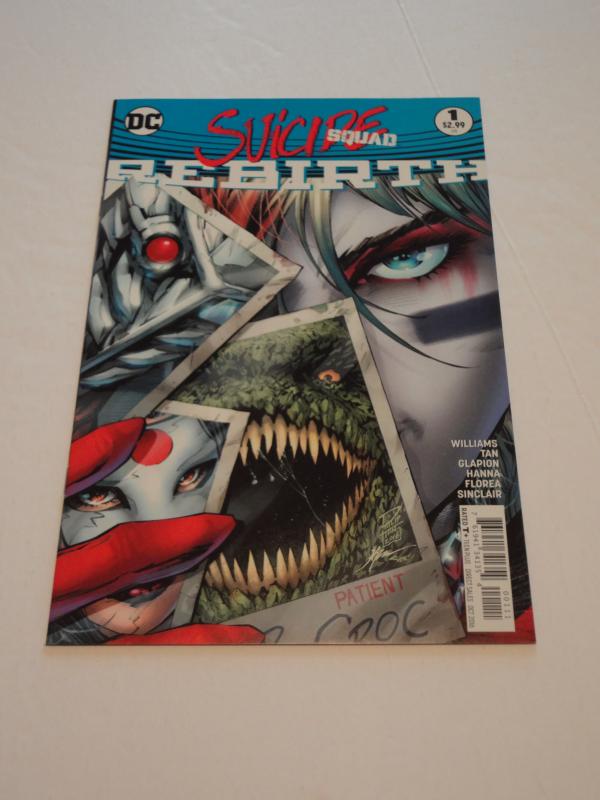 Suicide Squad Rebirth #1, NM+; Tan & Glapion cover! Deadshot & Katana featured!