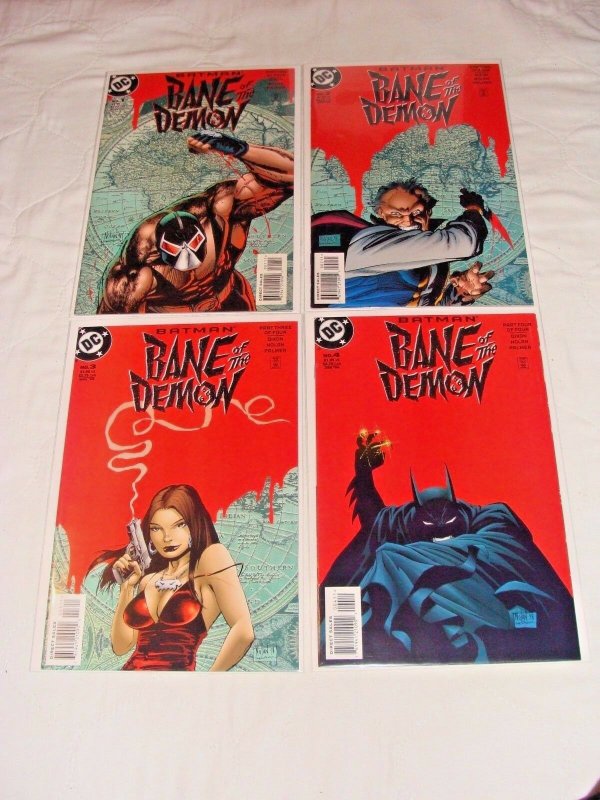 BATMAN: BANE OF THE DEMON LOT #1, 2, 3, 4 (#1-4 FULL SET RUN)