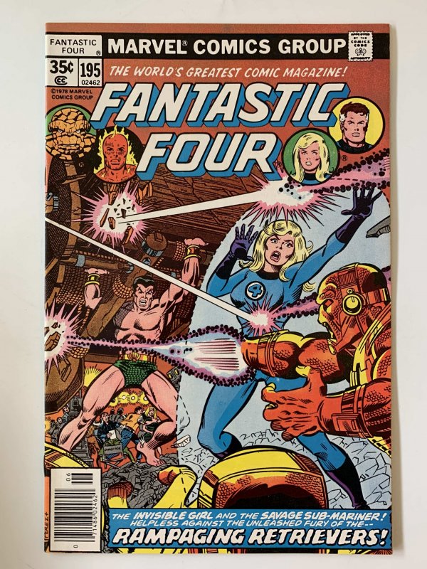 Fantastic Four #195 - NM-  (1978) - NEWSSTAND