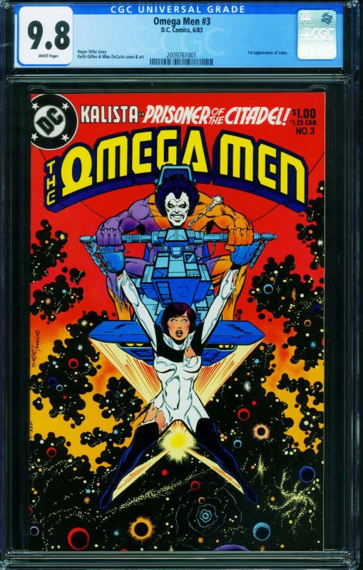 Omega Men #3 CGC 9.8 1st  Lobo DC 1983 2009761001