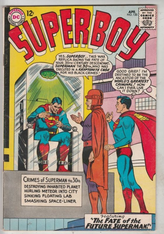 Superboy #120 (Apr-65) FN/VF Mid-High-Grade Superboy