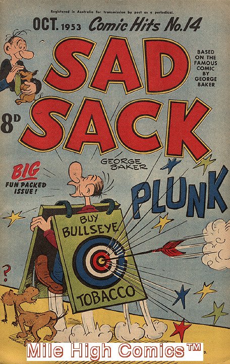 COMIC HITS (SAD SACK) (U.K.) (1952 Series) #14 Very Fine Comics Book