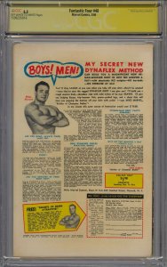 FANTASTIC FOUR #48 CGC 6.5 SS SIGNED STAN LEE 1ST SILVER SURFER GALACTUS CAMEO