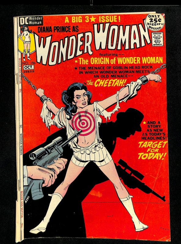 Wonder Woman #196 VG 4.0