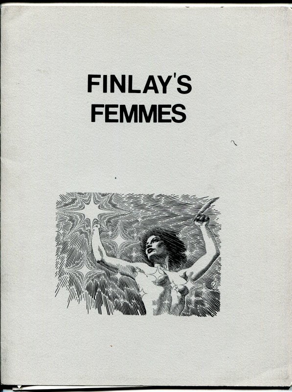 Finlay's Femmes 1976-Virgil Finlay portfolio-8 prints-8 1/2 X 11