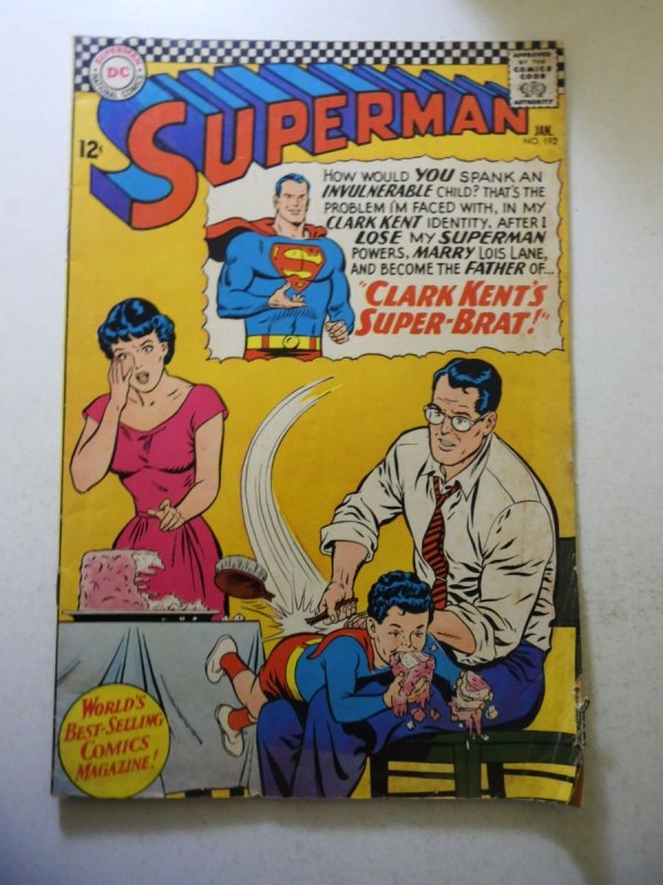 Superman #192 (1967) VG Condition