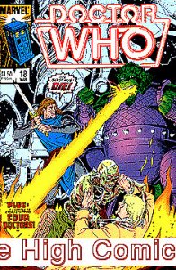 DOCTOR WHO  (1984 Series)  (MARVEL) #18 Very Fine Comics Book