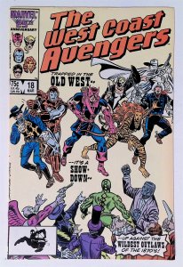 West Coast Avengers #18 (March 1987, Marvel) 6.5 FN+