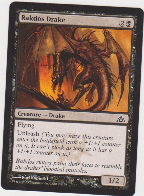Magic the Gathering: Dragon Maze - Rakdos Drake